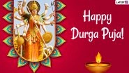Happy Durga Puja 2022 in Advance Wishes & HD Images: WhatsApp Messages, Greetings, SMS, Quotes and Wallpapers for Family and Friends