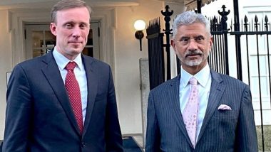 EAM S Jaishankar Meets US National Security Advisor Jake Sullivan at White House; Discusses Bilateral Ties & Ways to Advance Free, Prosperous Indo-Pacific Region