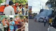 Video: Country Made Bombs Blasted During BJP&rsquo;s Protest in Cooch Behar&rsquo;s Sitalkuchi, 2 Workers Injured