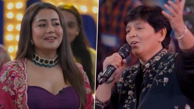 Falguni Pathak and Neha Kakkar Share Indian Idol 13 Stage Amidst Their War Over 'Maine Payal Hai Chhankai' Remake (Watch Promo Video)