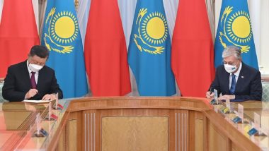 China President Xi Jinping Visits Kazakhstan Ahead of Summit With Russia President Vladimir Putin