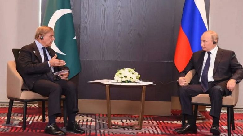 Russia Can Supply Gas to Pakistan As Necessary Infrastructures Already in Place, Says Vladimir Putin to Shehbaz Sharif