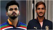 Shreyas Iyer, Shahbaz Ahmed Replace Hardik Pandya and Deepak Hooda For India vs South Africa T20Is 2022