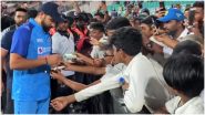 IND vs SA 1st T20I 2022: Rohit Sharma Signs Autographs For Fans After India's Win Over South Africa in Thiruvananthapuram (Watch Video)