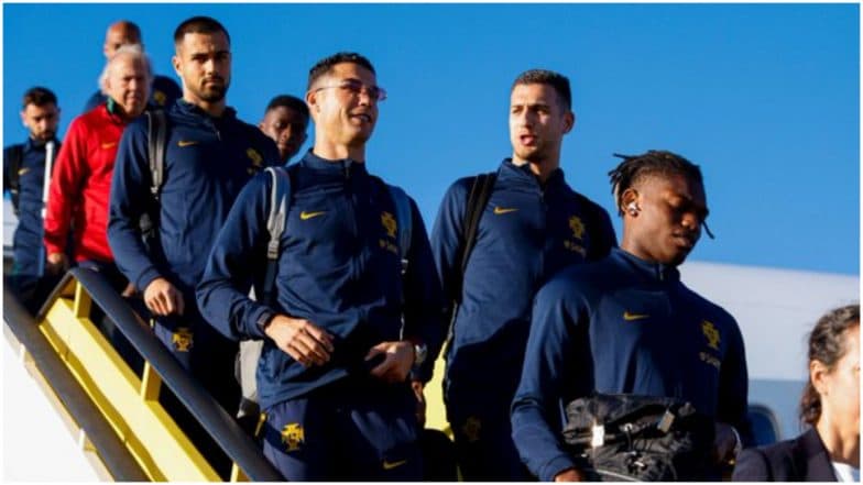 UEFA Nations League 2022: Cristiano Ronaldo Arrives in Portugal Ahead of Spain Clash (See Pic)