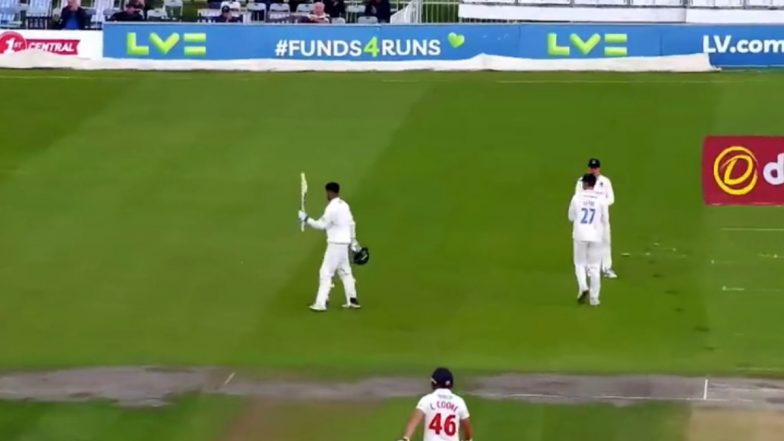 Shubman Gill Smashes Maiden Century in County Cricket, Achieves Feat During Glamorgan vs Sussex Match (Watch Video)