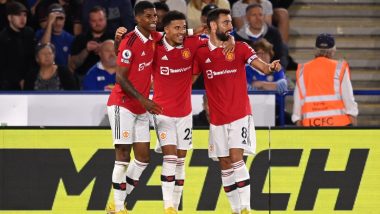 Leicester City 0-1 Manchester United, Premier League 2022-23: Jadon Sancho Strikes as the Red Devils Win Three in a Row (Watch Goal Video Highlight)