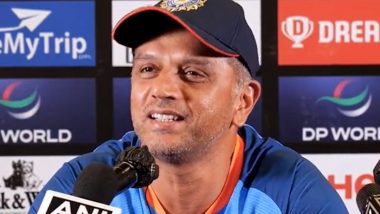 Rahul Dravid Avoids Using Word ‘Sexy’ for Pakistan Bowlers in a Hilarious Way During Press Conference Ahead of India vs Pakistan Asia Cup 2022 Super 4 Match (Watch Video)