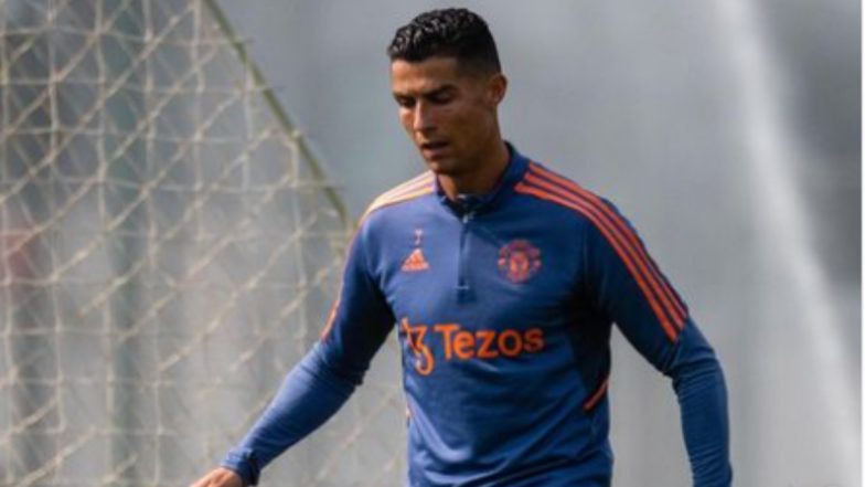 Cristiano Ronaldo Trains Hard Ahead of Manchester United vs Arsenal Premier League 2022-23 Match (See Pics)