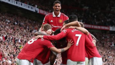 Manchester United Clinch Four Consecutive Premier League Wins After Beating Arsenal 3-1 at Home; Fans React on Social Media (Watch Video)