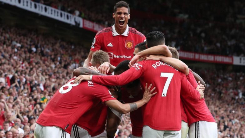 Manchester United Clinch Four Consecutive Premier League Wins After Beating Arsenal 3-1 at Home; Fans React on Social Media (Watch Video)