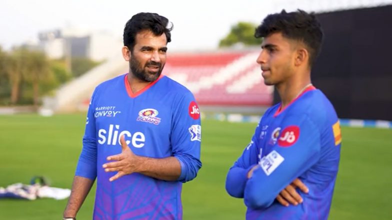 Teacher's Day 2022: Mumbai Indians Share a Video of Zaheer Khan Giving Bowling Tips to Arjun Tendulkar and Other Youngsters