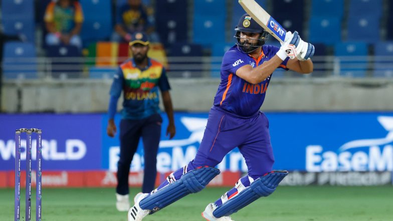 Rohit Sharma’s Stylish Fightback Help India Score 173/8 in Asia Cup 2022 Super 4 Clash Against Sri Lanka