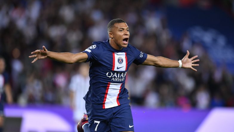 UEFA Champions League 2022-23: Kylian Mbappe Brace Helps PSG Clinch 2-1 Win Against Juventus (Watch Video Highlight)