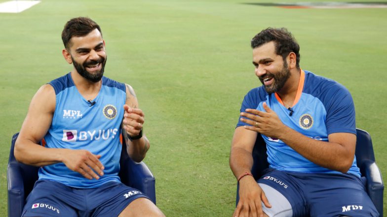 Virat Kohli Opens Up on Camaraderie With Rohit Sharma, Says the Vision and Understanding Between Them Is To Make India Win Big Tournaments (Watch Video)