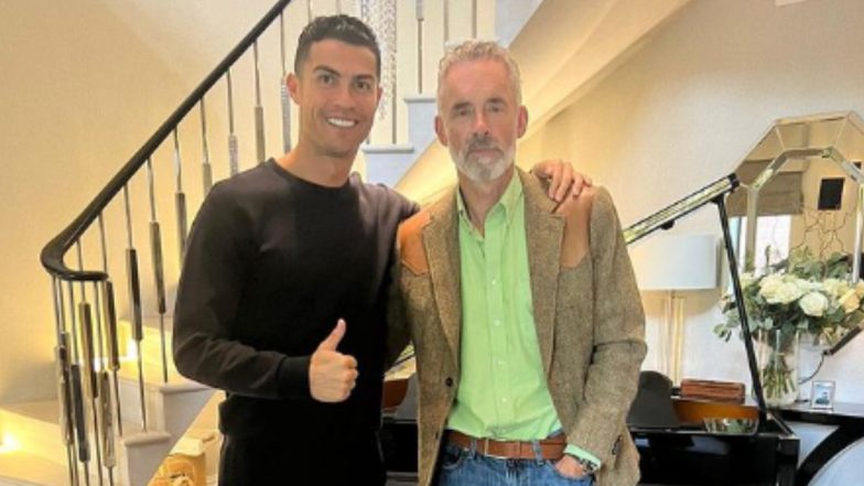 Cristiano Ronaldo Meets Jordan B Peterson: Manchester United Star Shares Photo With Canadian Clinical Psychologist