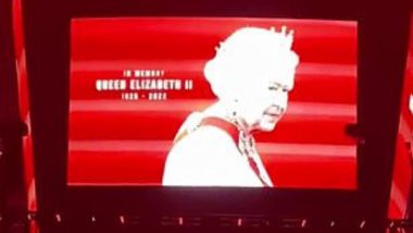 Fans Boo During Tribute to the Queen Elizabeth II at UFC 279 in Las Vegas