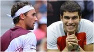 Casper Ruud&nbsp;vs Carlos Alcaraz, US Open Final 2022 Live Streaming Online: How To Watch Live TV Telecast of Men's Singles Tennis Match in India?
