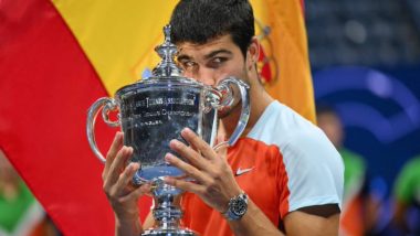 Carlos Alcaraz Wins US Open 2022, Beats Casper Ruud in Final to Clinch Maiden Grand Slam Title (Watch Video)