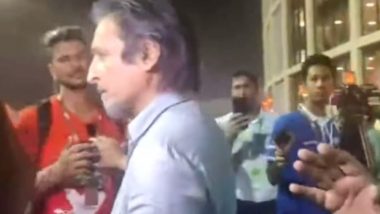 Pakistan Cricket Chief Ramiz Raja Snatches Indian Reporter's Phone After His Nation's Defeat Against Sri Lanka in Asia Cup 2022 Final (Watch Video)