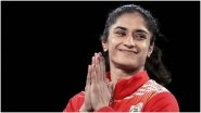 Vinesh Phogat at World Wrestling Championships 2022, Live Streaming Online: Know TV Channel & Telecast Details for Women&rsquo;s 53kg Event Coverage