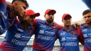 Afghanistan Squad for T20 World Cup: Mohammad Nabi To Lead As ACB Name 15-Member Unit for the Marquee Event in Australia