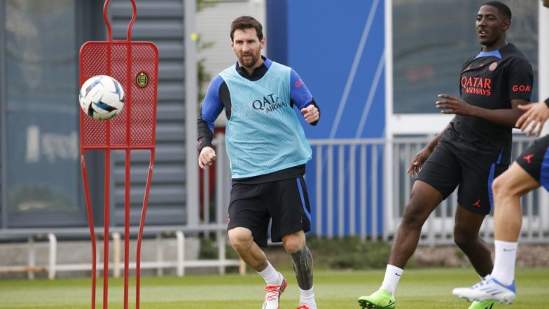 Lionel Messi Trains With Neymar and Other PSG Players Ahead of Lyon Match in Ligue 1 (See Pics)