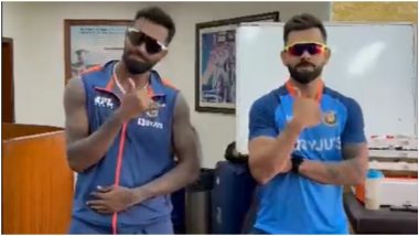 Virat Kohli, Hardik Pandya Dance to Viral TikTok Song 'Shaka Boom' Ahead of IND vs AUS 1st T20I Match (Watch Video)