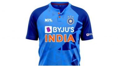 Team India New Jersey Revealed: Fans React to Kit Launch for T20 World Cup 2022 (Watch Video)