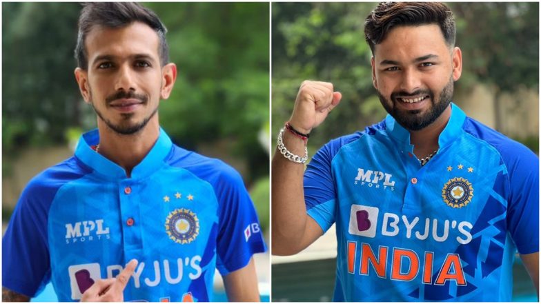 Rishabh Pant, Yuzvendra Chahal Pose in New Team India Kit Ahead of IND vs AUS 1st T20I Clash (See Pics)