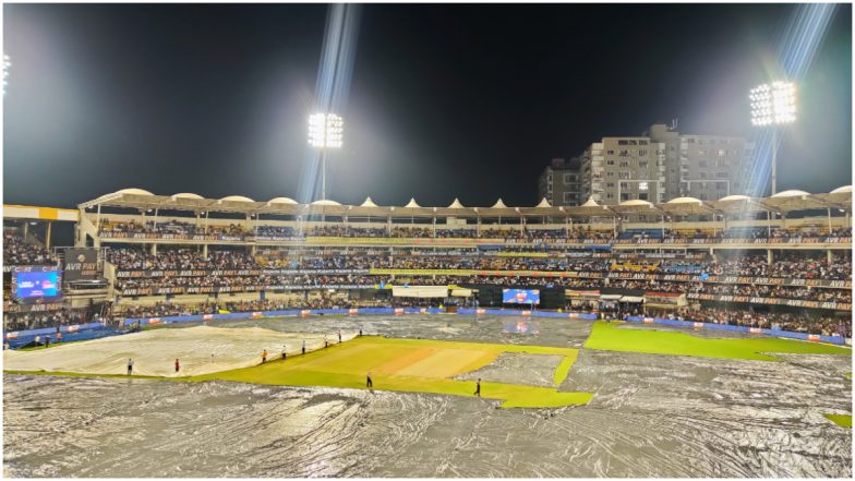 India Legends vs New Zealand Legends Match Stopped Due to Rains, Next Update on Road Safety World Series 2022 Clash Awaited