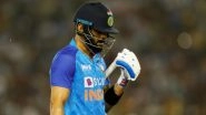 Virat Kohli Fails to Impress in India vs Australia 1st T20I 2022; Fans React to Star Batter's Dismissal (Watch Video)
