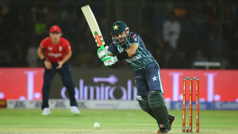 PAK vs ENG, 1st T20I 2022: Mohammad Rizwan's Fifty Takes Pakistan to 158/7