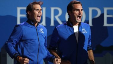 Roger Federer-Rafael Nadal vs Jack Sock-Frances Tiafoe, Laver Cup 2022 Live Streaming Online: How To Watch Live TV Telecast of Men's Double's Tennis Match in India?