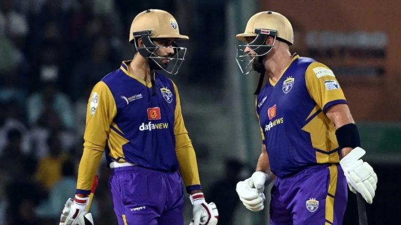 India Capitals vs Bhilwara Kings, Legends League Cricket 2022 Live Streaming Online on Disney+ Hotstar: Get Free Telecast Details of LLC T20 Cricket Match With Timing in IST