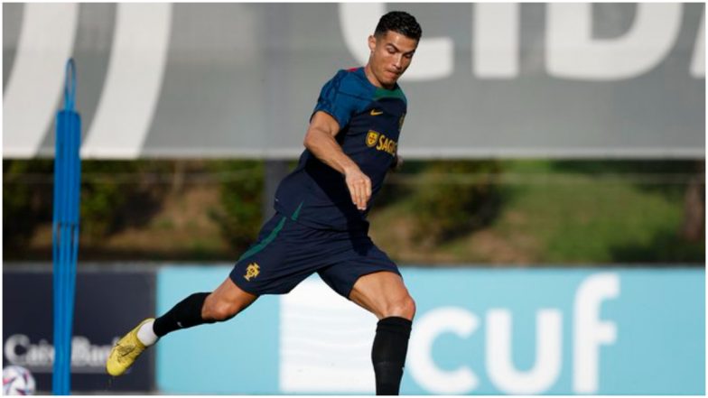 Cristiano Ronaldo Gears Up For Portugal vs Czech Republic UEFA Nations League 2022 Match, Shares Training Photo on Twitter