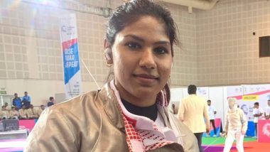 Bhavani Devi Wins Gold Medal in Women's Fencing Event at National Games 2022
