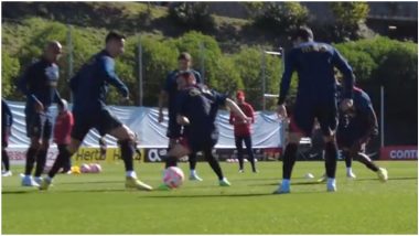 UEFA Nations League 2022: Cristiano Ronaldo Trains With His Teammates Ahead of Portugal vs Spain Clash (Watch Video)