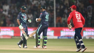 PAK vs ENG 6th T20I 2022: Babar Azam's Half-Century Takes Pakistan to 169/6 in Lahore
