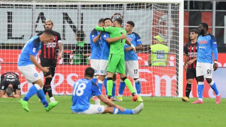 AC Milan 1-2 Napoli, Serie A 2022-23: Giovanni Simeone’s Late Winner Helps Napoli to Move Back to Top of the Table (Watch Goal Video Highlights)