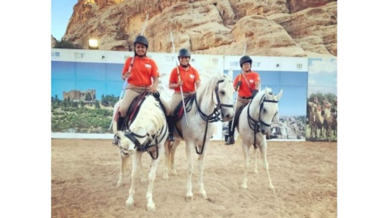 India Wins Bronze Medal on Maiden Women's International Tent Pegging Championship in Jordan