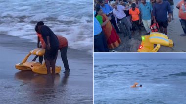 Lifebuoy Robots To Be Introduced by GVMC To Prevent Drowning Deaths at Visakhapatnam Beaches