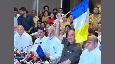 Ghulam Nabi Azad Launches Democratic Azad Party in Jammu and Kashmir