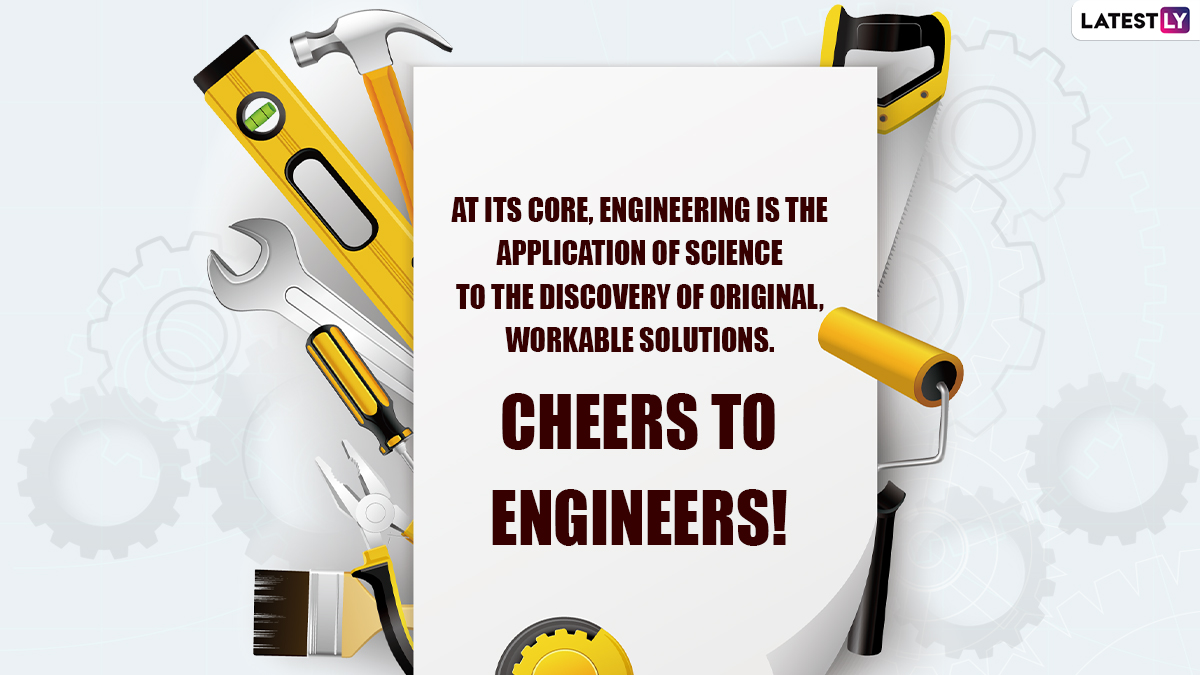 Engineer's Day 2022 Greetings and Messages: Send Images, WhatsApp ...