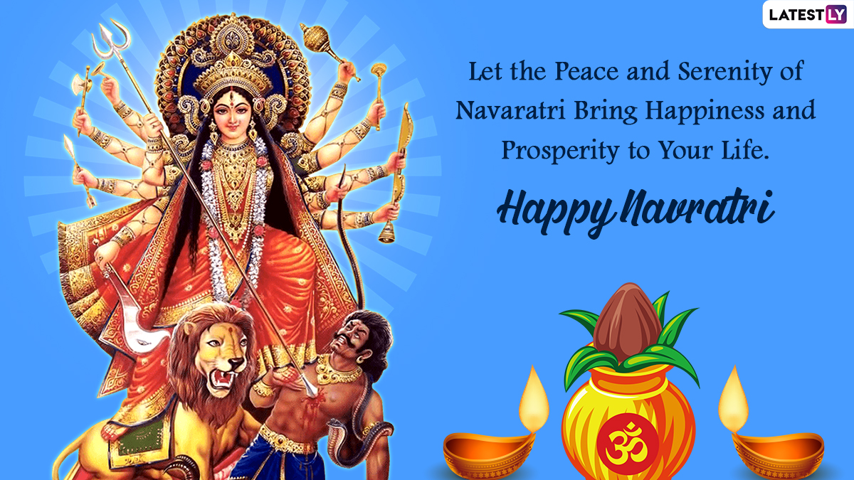 Navratri 2022 Wishes for Family: WhatsApp Messages, HD Images, Maa ...