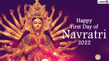 Happy Navratri Ghatasthapana 2022 Wishes: Share First Day of Navratri 2022 Greetings, Ghatasthapana WhatsApp Messages and Facebook Status Pictures With Everyone