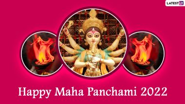 Maha Panchami 2022 Images & HD Wallpapers for Free Download Online: Wish Subho Maha Panchami With WhatsApp Stickers, SMS, Messages and Greetings