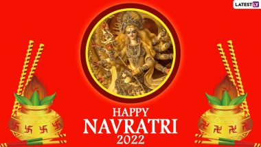 Navratri 2022 Images & HD Wallpapers for Free Download Online: Wish Happy  Sharad Navratri With WhatsApp Messages, Greetings and SMS To Celebrate  Goddess Durga Festival | 🙏🏻 LatestLY