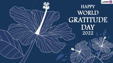 Happy World Gratitude Day Images & HD Wallpapers for Free Download Online: Share Greetings and Messages To Thank and Be Grateful to Everyone
