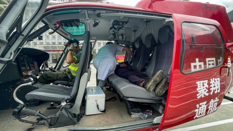 China Earthquake: Man Trapped During Sichuan Quake Found Alive in Mountains After 17 Days (Watch Video)